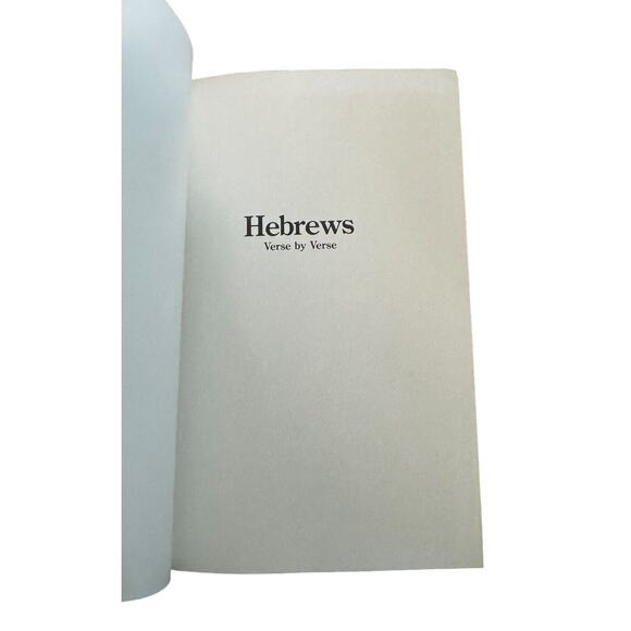 Hebrews Verse by Verse William R Newell Reference Library Edition 1987 Bible - Picture 5 of 7